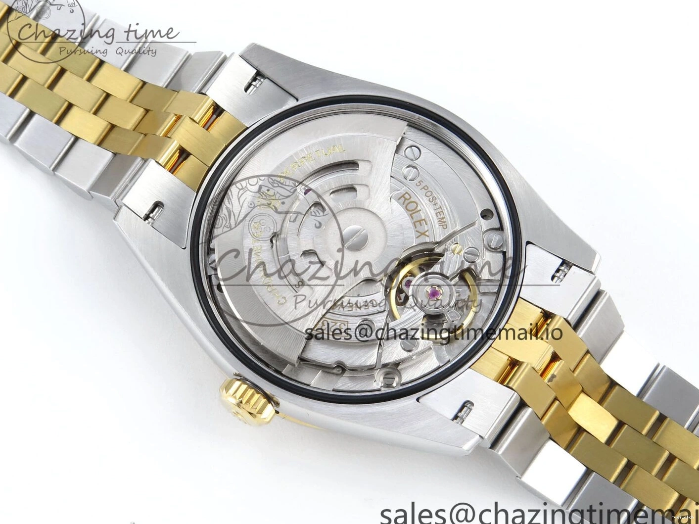 SS Dial YG EWEF Leaf Edition A3235 on Jubilee 126233 36 DateJust Best YG Bracelet 0501